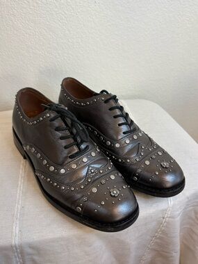 Coach Tegan Leather Oxford shoes